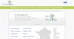 Desktop Screenshot of co-recyclage.com